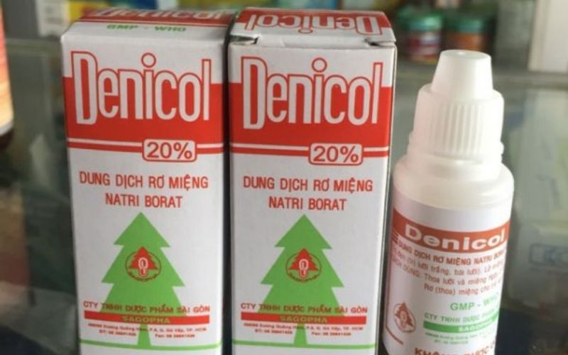 Dung dịch tưa lưỡi Denicol 20%