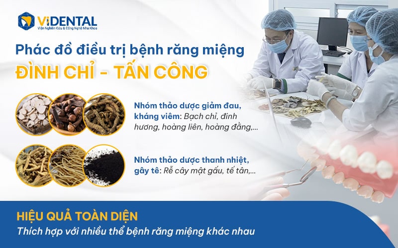 Cơ chế tác động kép độc đáo điều trị tấn gốc bệnh lý răng miệng