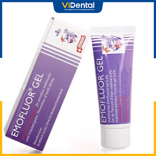 Emofluor Gel là thuốc điều trị viêm lợi ở trẻ em được sản xuất tại Thụy Sĩ