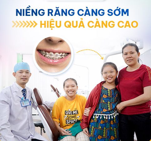 Nên niềng răng sớm cho bé để đạt hiệu quả cao